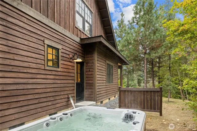 a view of a house with a door