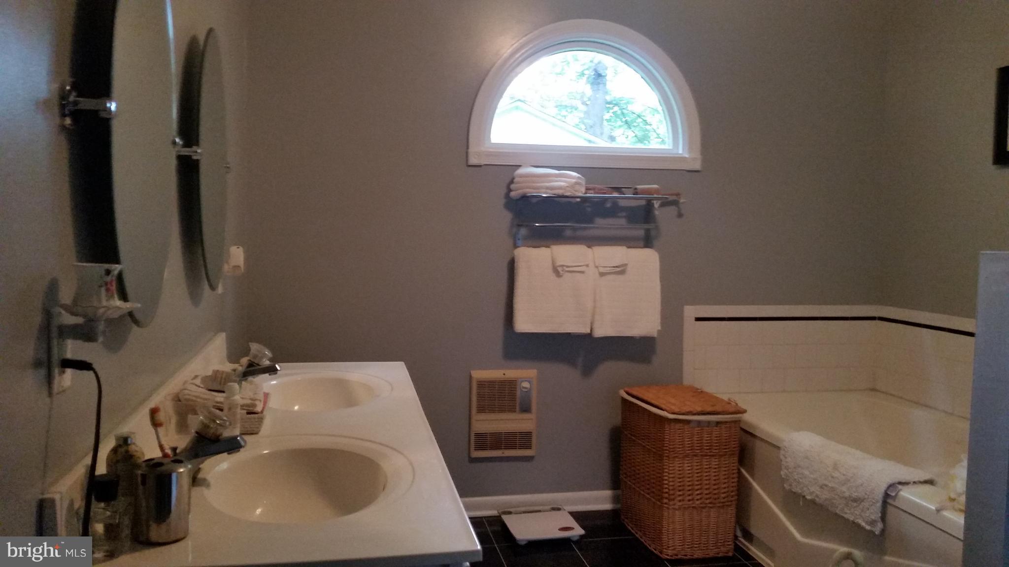 1305 4th Road Baltimore, MD 21220 - Photo 10 of 24 a bathroom with a sink toilet and a mirror