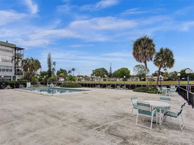 a view of lake with furniture
