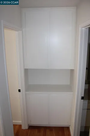 a close view of closet