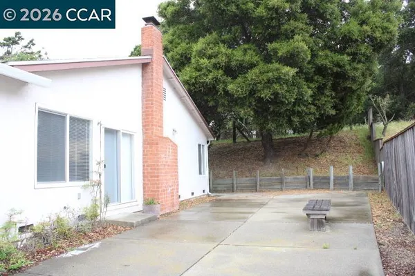 a view of a house with a outdoor space