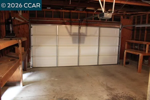 a view of an empty storage area