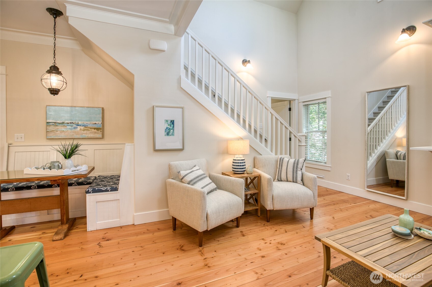 191 Compass Street Pacific Beach, WA 98571 - Photo 12 of 36 a living room with furniture and wooden floor