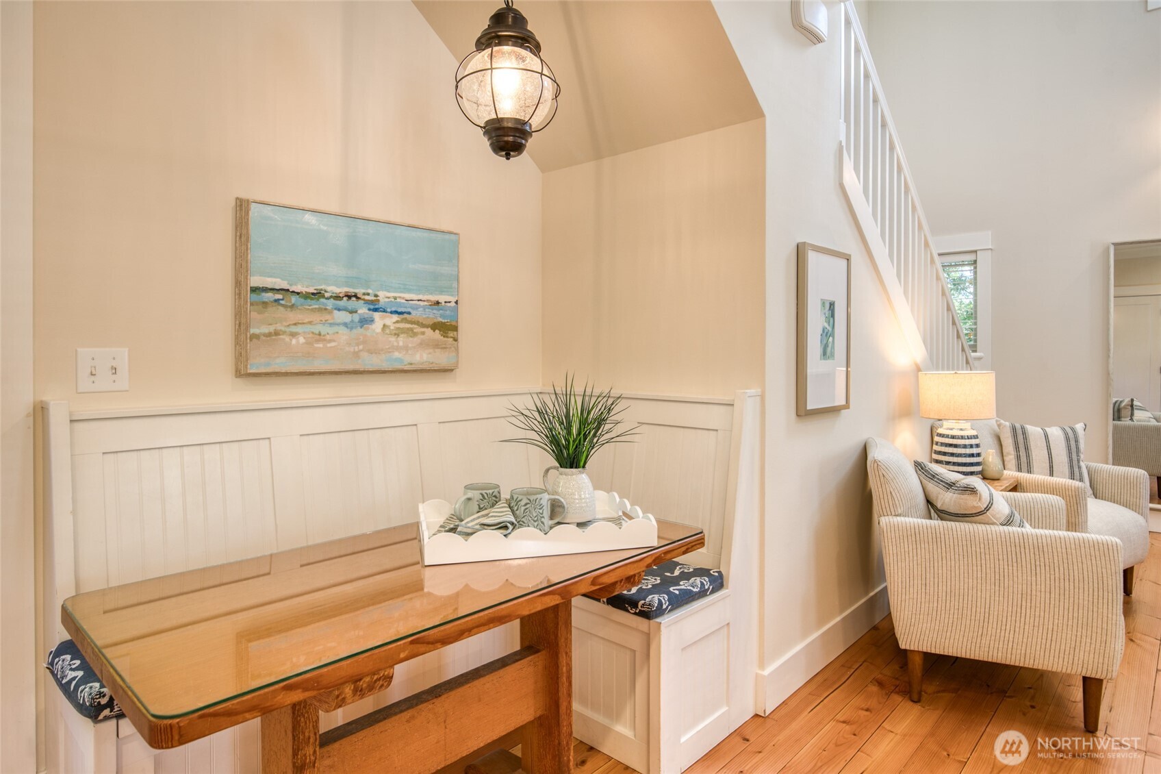 191 Compass Street Pacific Beach, WA 98571 - Photo 6 of 36 a view of a livingroom with furniture and wooden floor