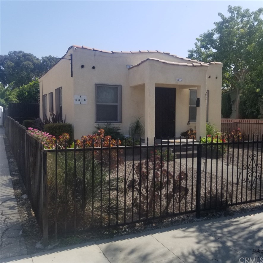 Front View of Gated Property