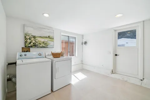 a view of a house with entertaining space
