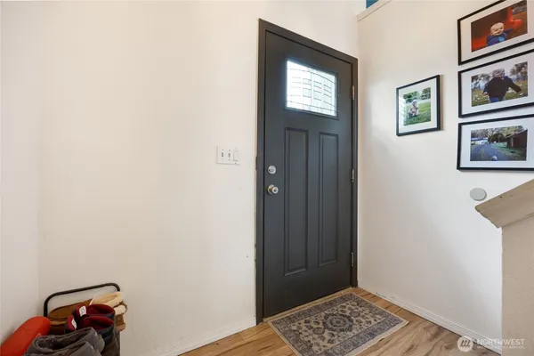 a view of room with window and closet