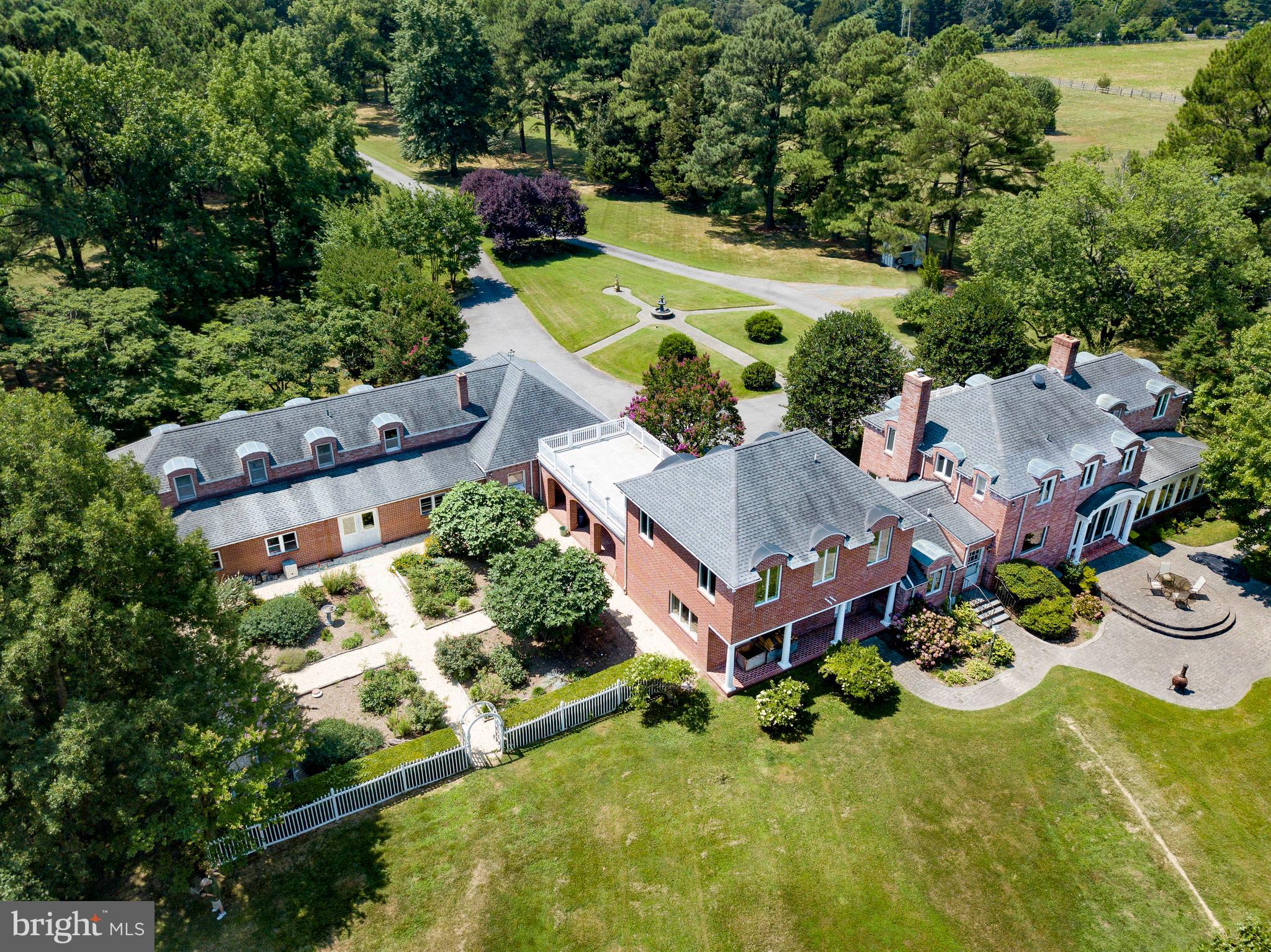 24718 Beverly Road St. Michaels, MD 21663 - Photo 2 of 49 aerial shot of house and garage