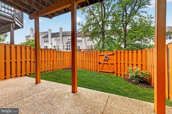 a backyard of a house