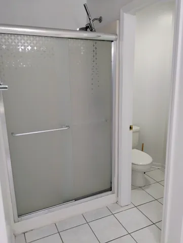 a bathroom with a toilet