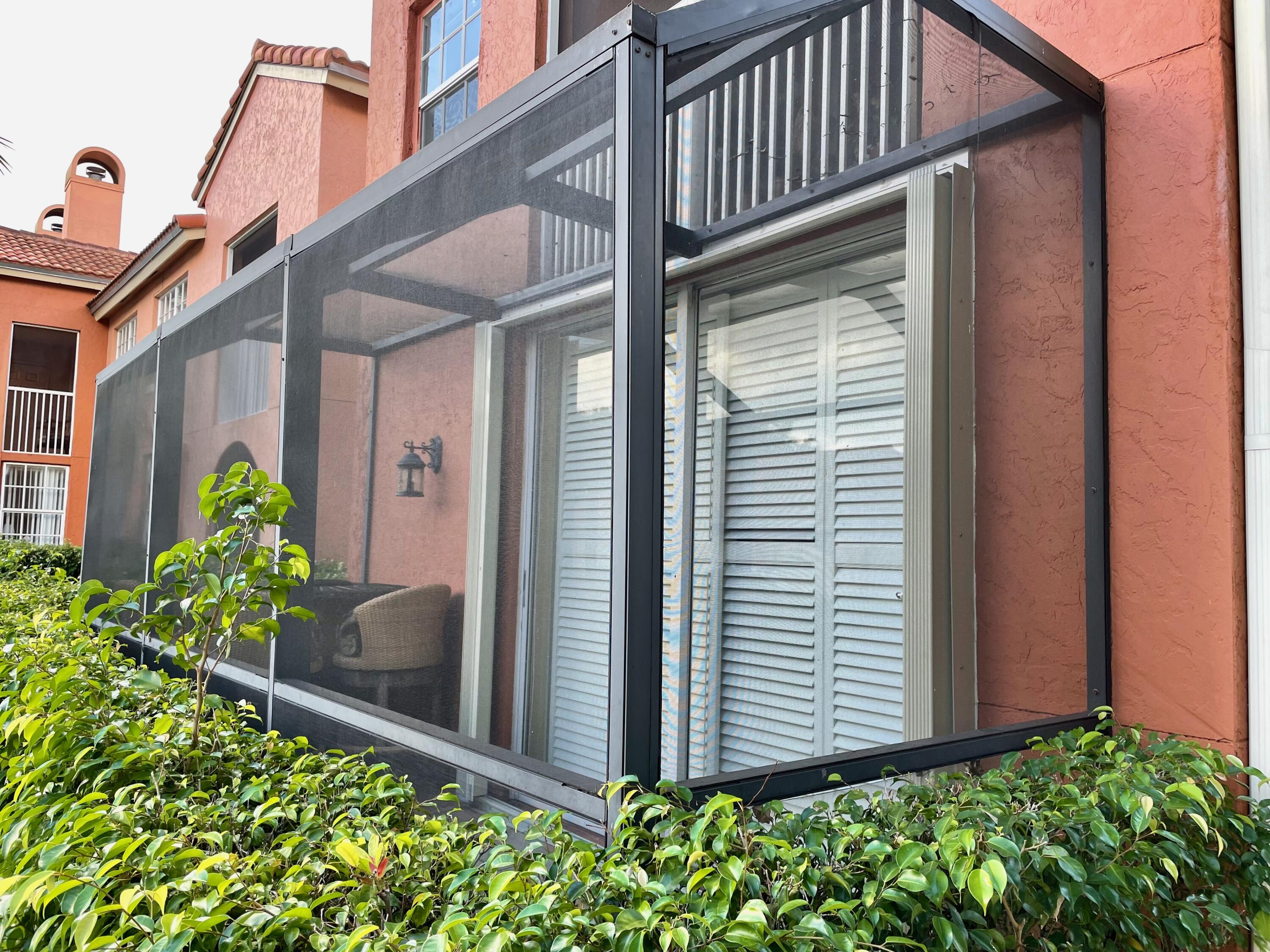 3113 Clint Moore Road, Unit 107 Boca Raton, FL 33496 - Photo 16 of 26 Screened Patio