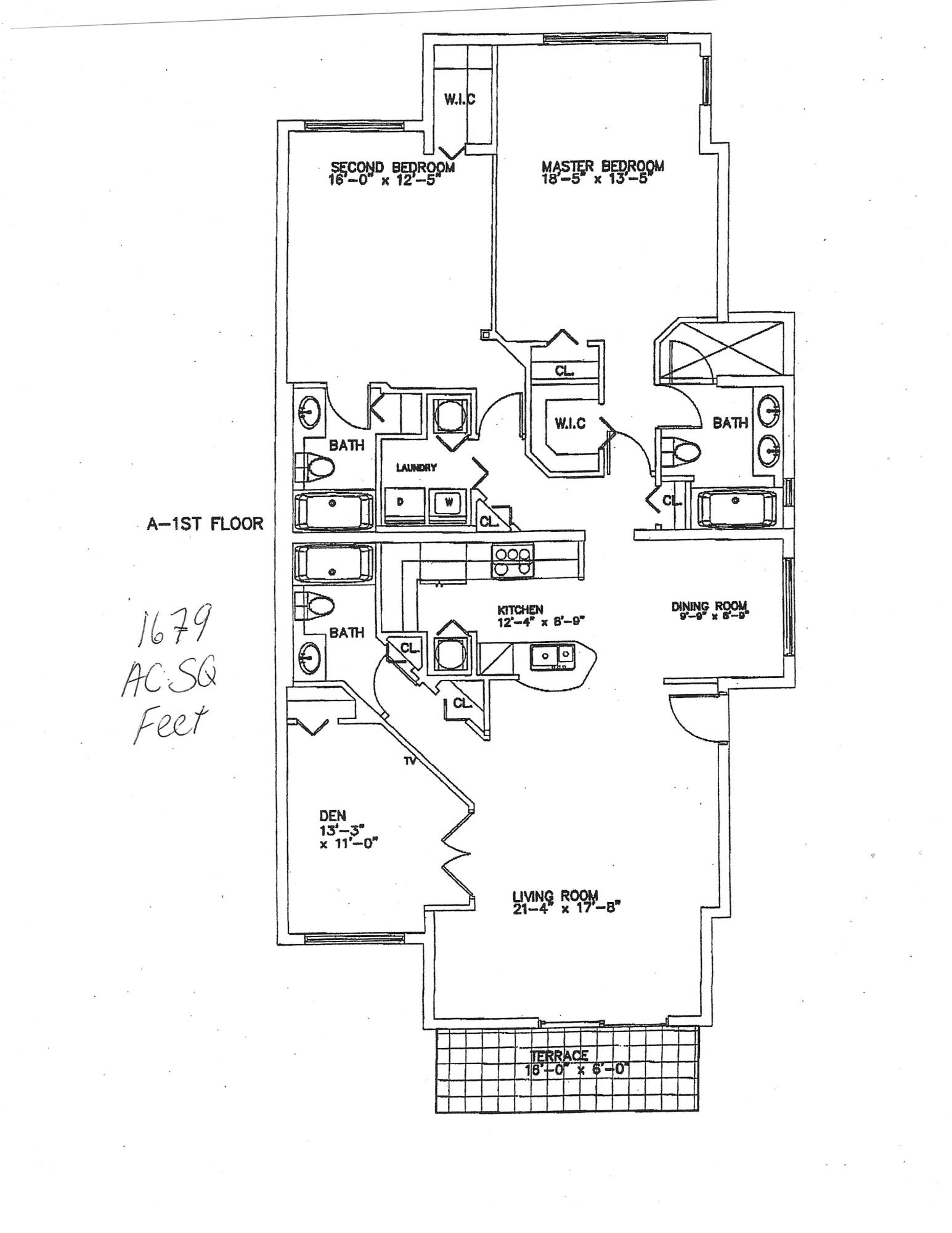 3113 Clint Moore Road, Unit 107 Boca Raton, FL 33496 - Photo 26 of 26 Bocar 3113 107 Floor Plan