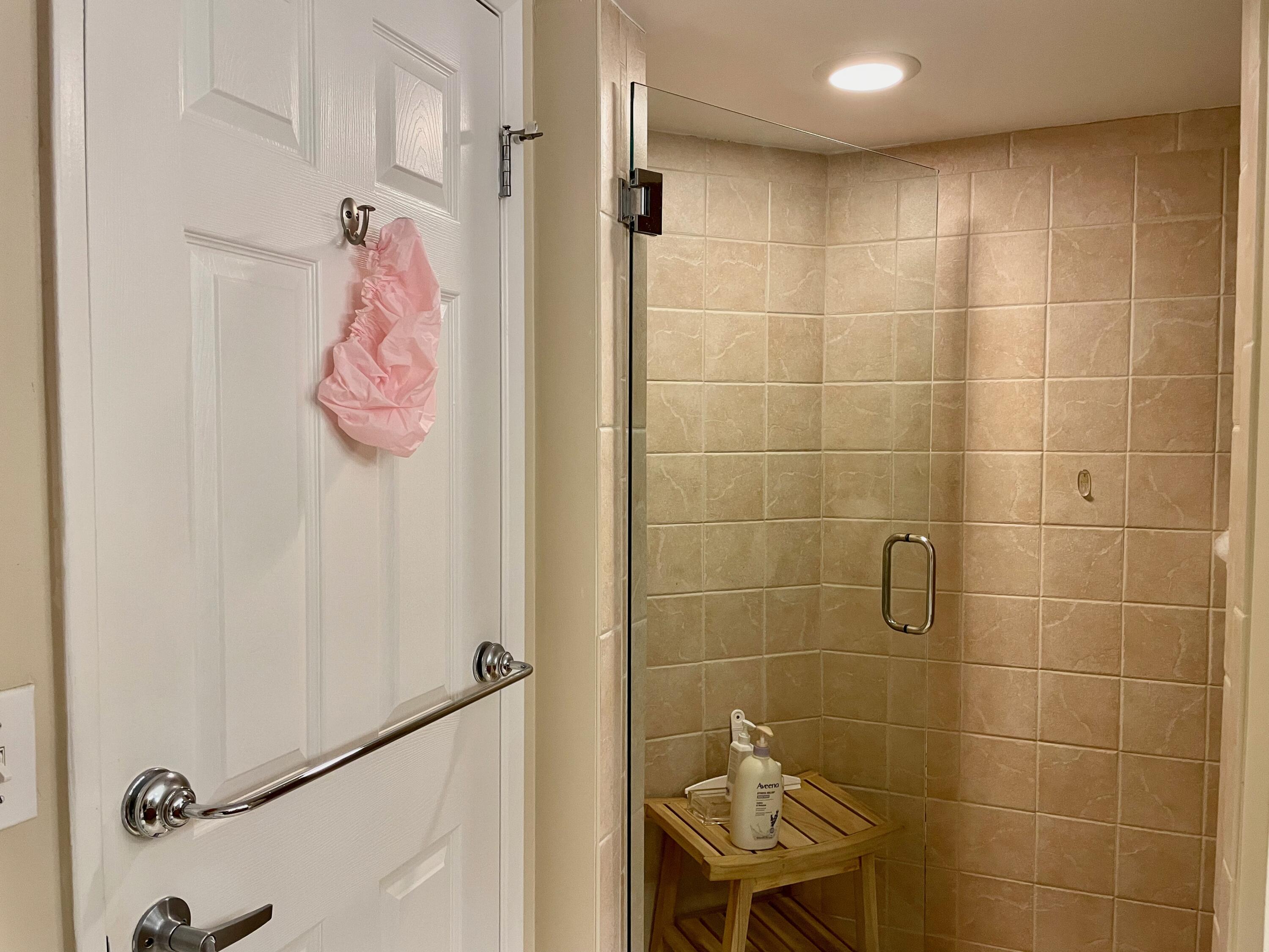 3113 Clint Moore Road, Unit 107 Boca Raton, FL 33496 - Photo 9 of 26 Primary Shower