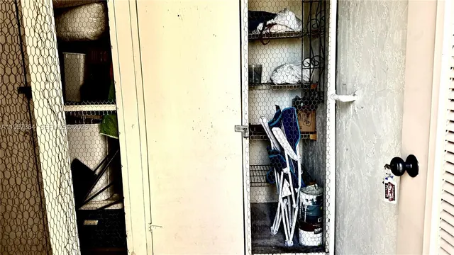 a view of hallway with stairs