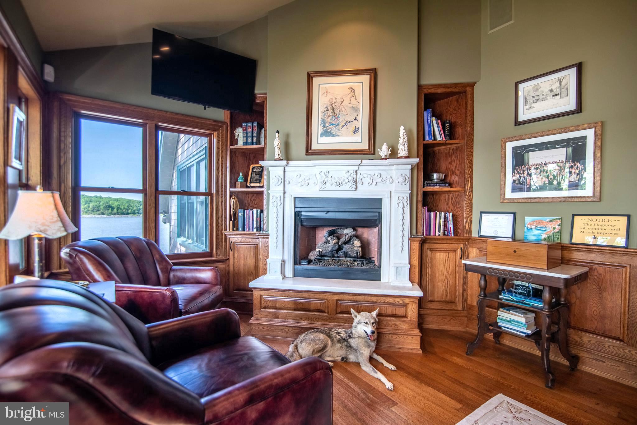 1367 Randalia Road Chesapeake City, MD 21915 - Photo 27 of 61 2ND PHOTO OF STUDY WITH FIRE PLACE