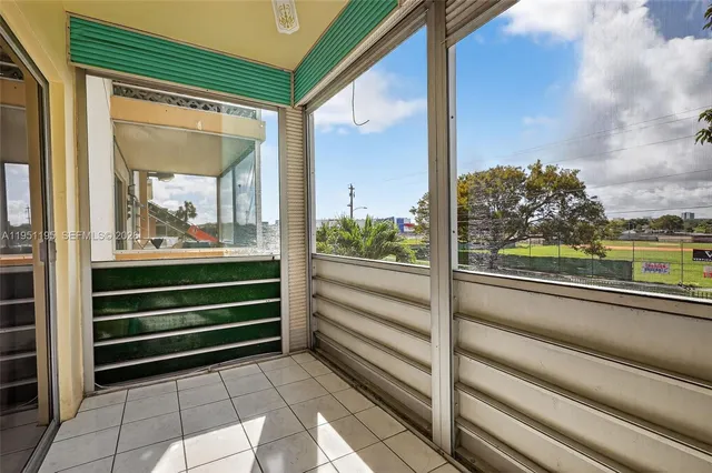 a view of front door