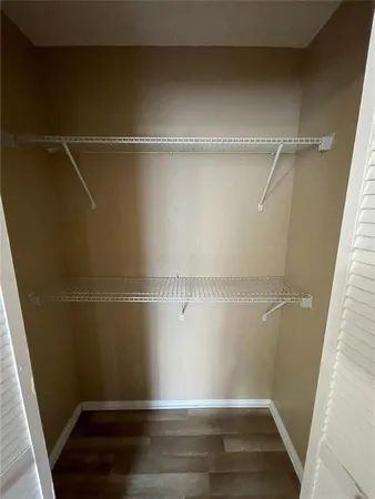 a view of walk in closet
