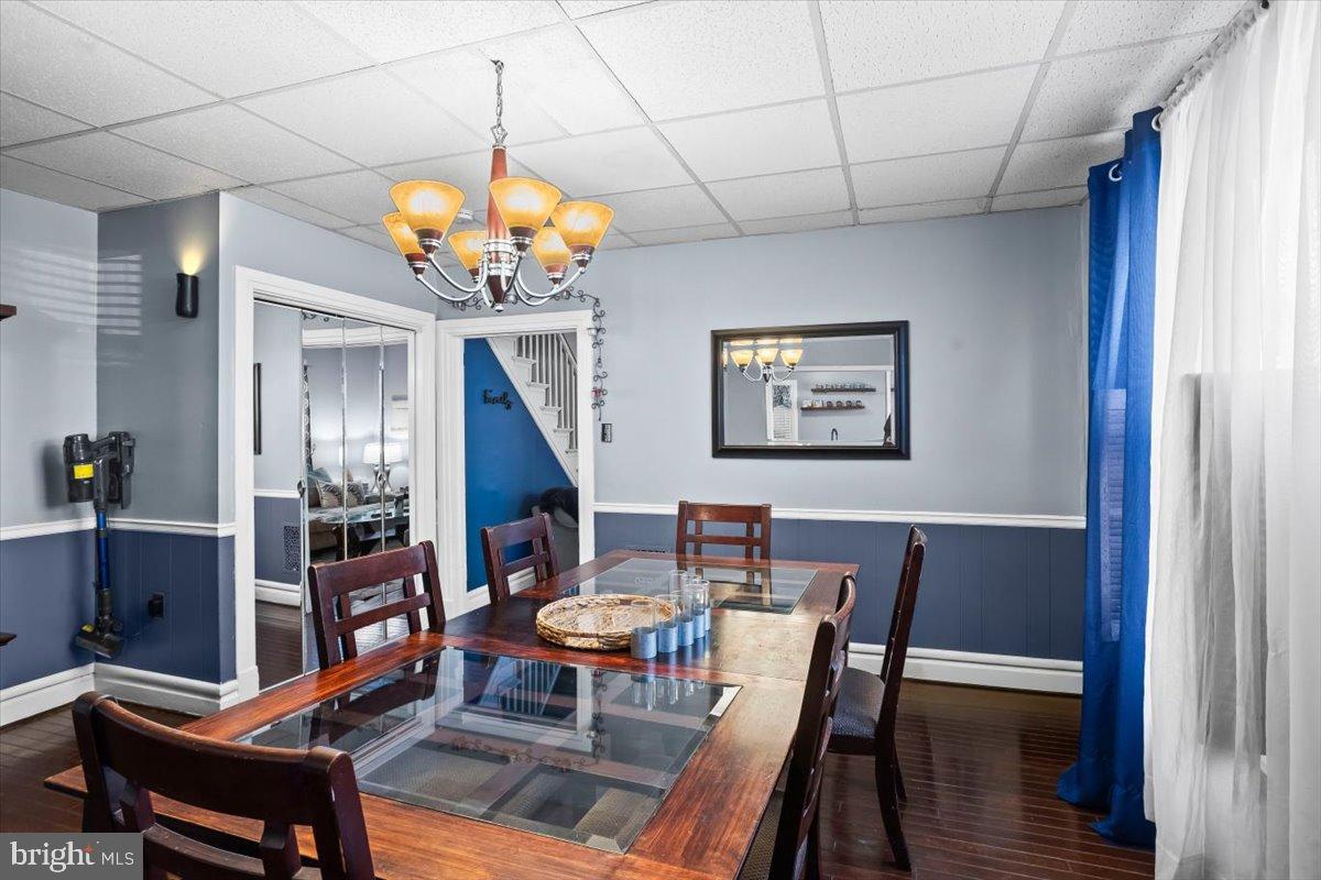 128 East Ross Street Lancaster, PA 17602 - Photo 15 of 36 a view of a dining room with furniture and a chandelier