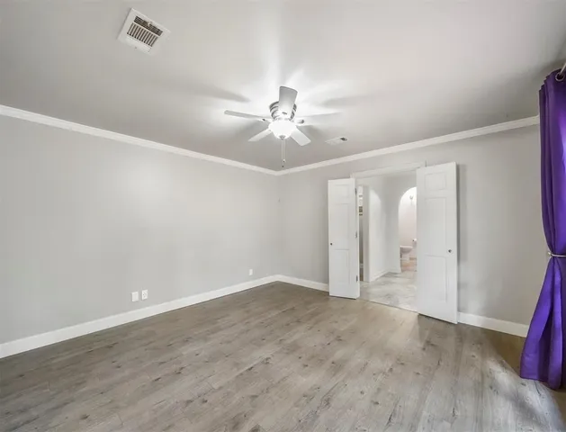 wooden floor in an empty room