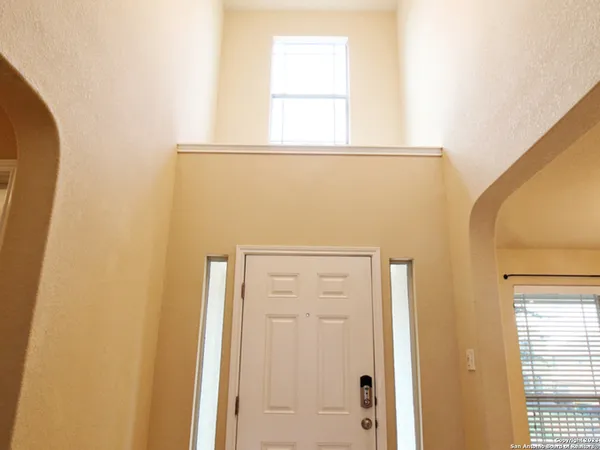 a view of front door