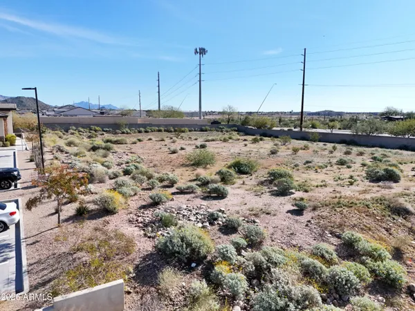 a view of a backyard of a house