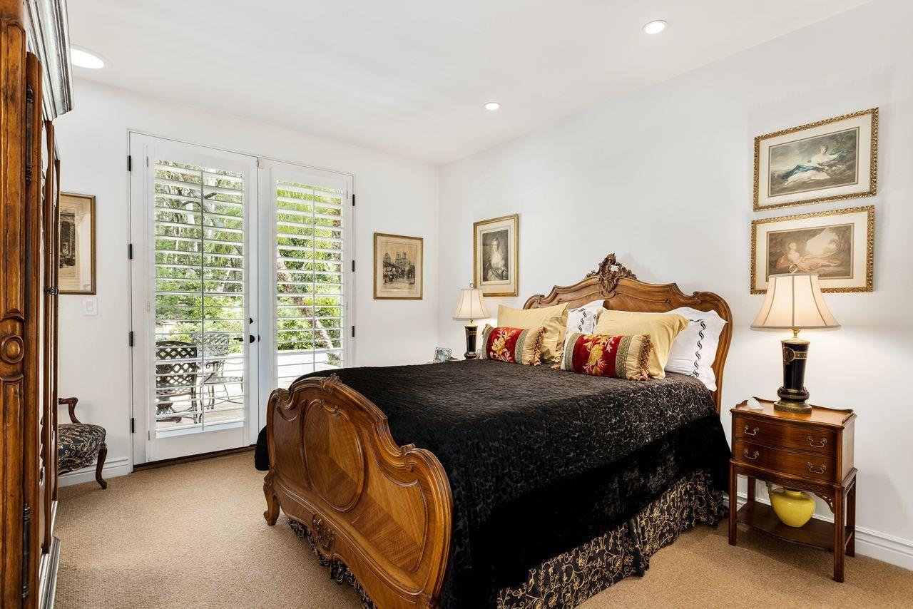 492 Monarch Lane Montecito, CA 93108 - Photo 25 of 58 a bedroom with a bed and a window