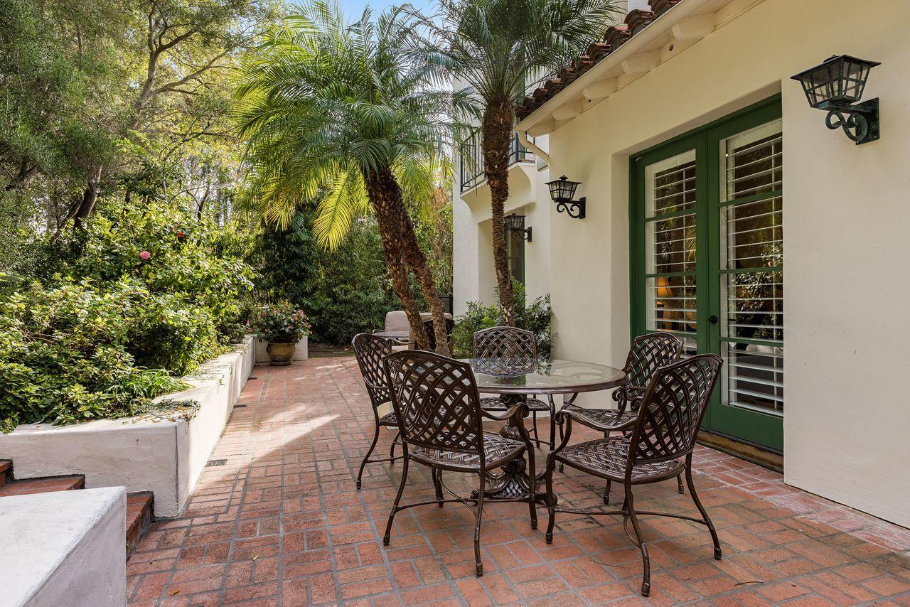 492 Monarch Lane Montecito, CA 93108 - Photo 38 of 58 a view of an outdoor space with a patio