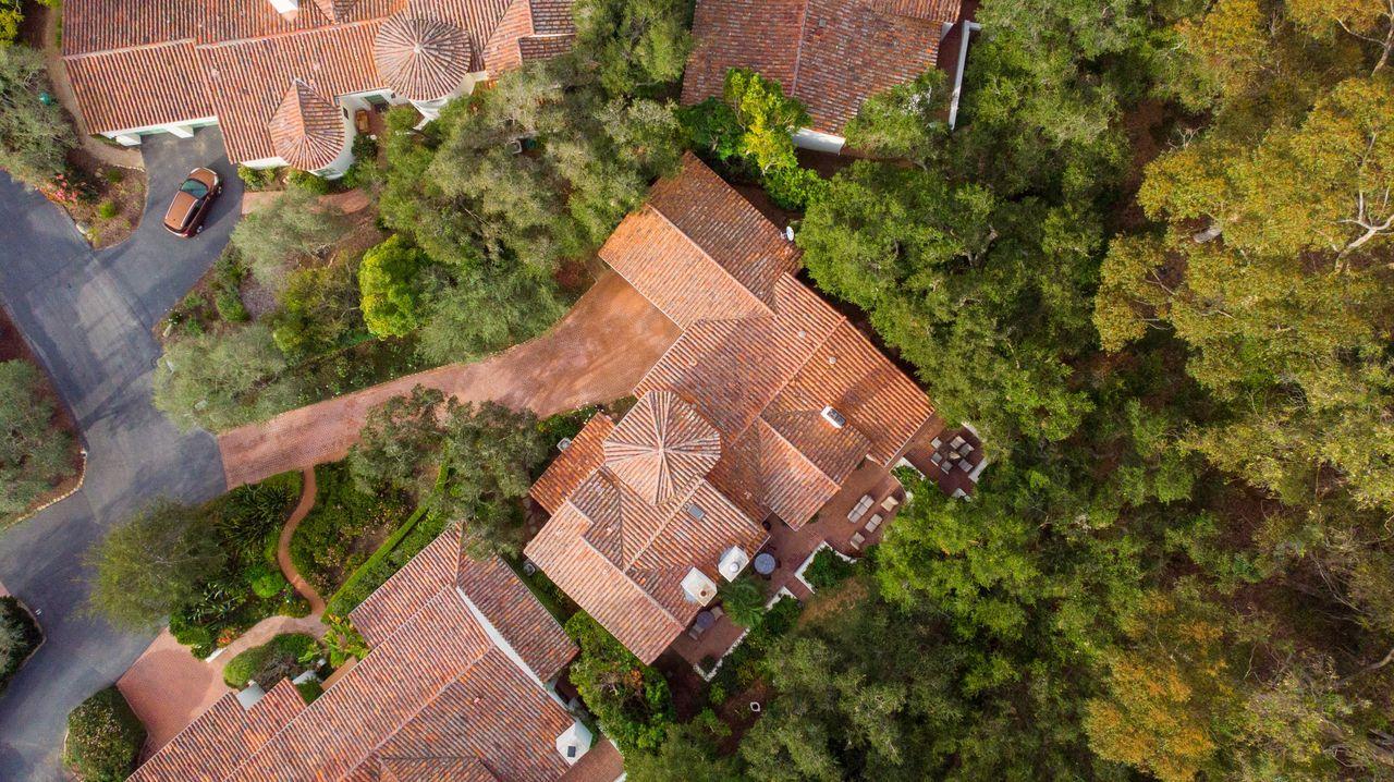 492 Monarch Lane Montecito, CA 93108 - Photo 46 of 58 an aerial view of a house