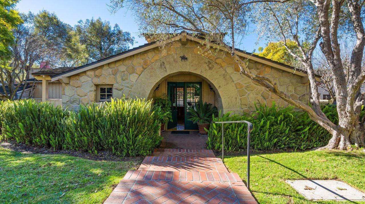 492 Monarch Lane Montecito, CA 93108 - Photo 54 of 58 a front view of a house with garden