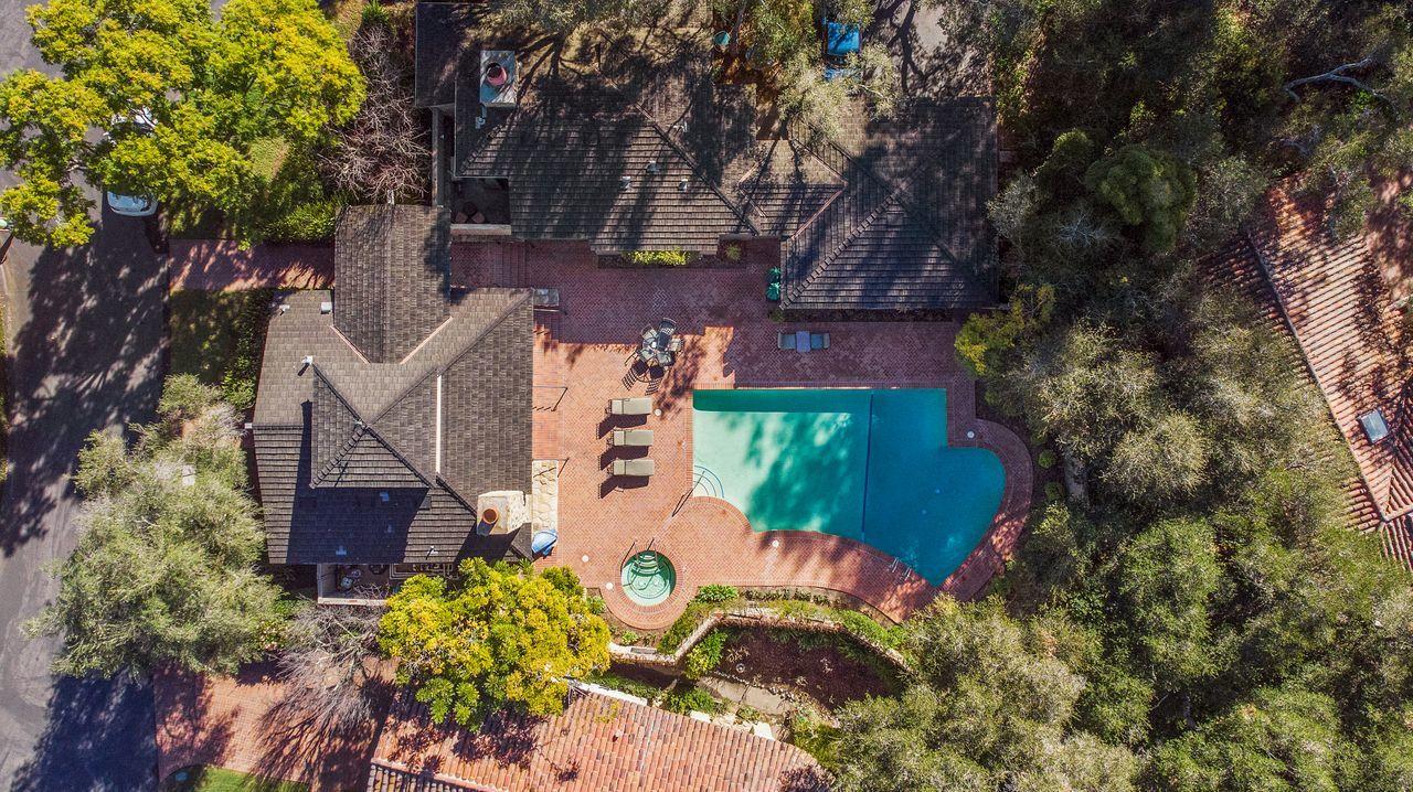 492 Monarch Lane Montecito, CA 93108 - Photo 55 of 58 front view of a house with a yard