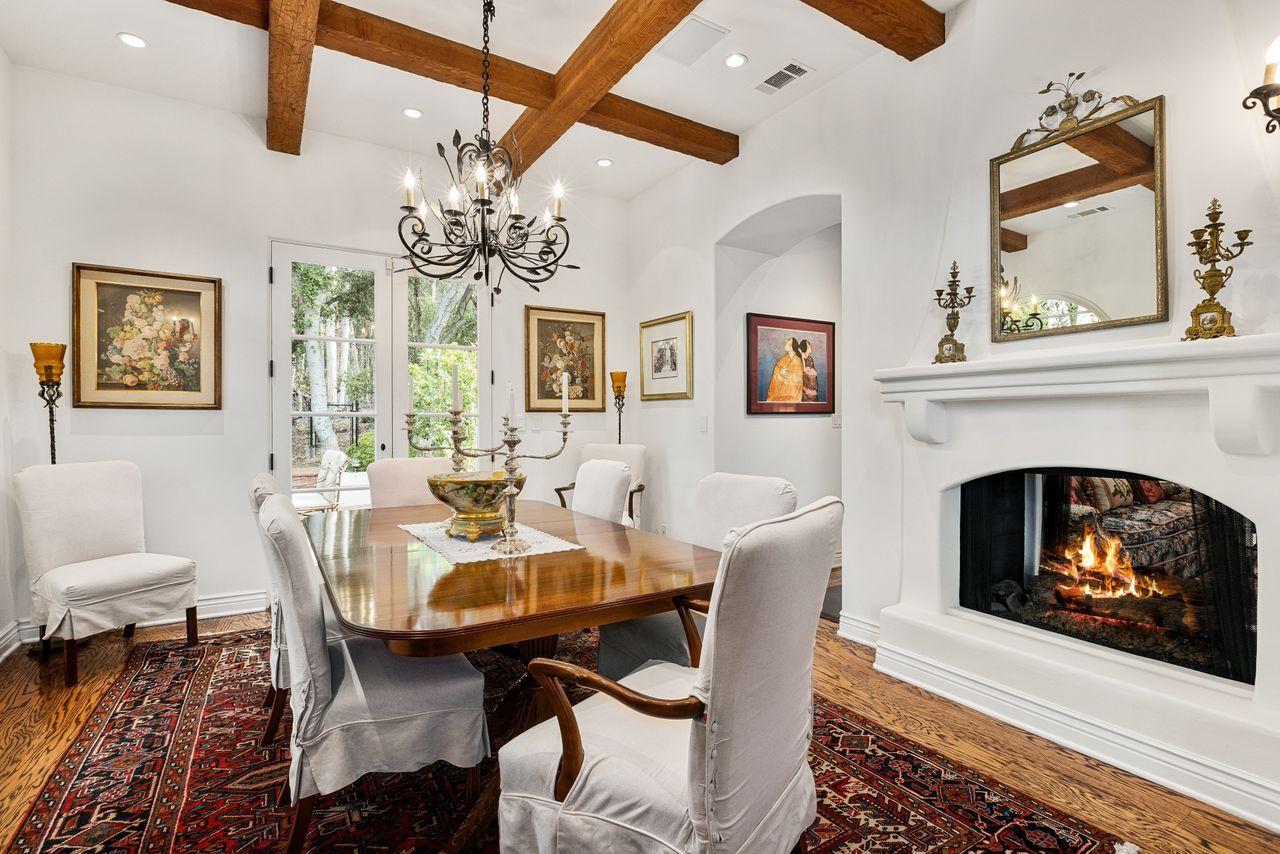 492 Monarch Lane Montecito, CA 93108 - Photo 8 of 58 a view of a livingroom with furniture and a fireplace