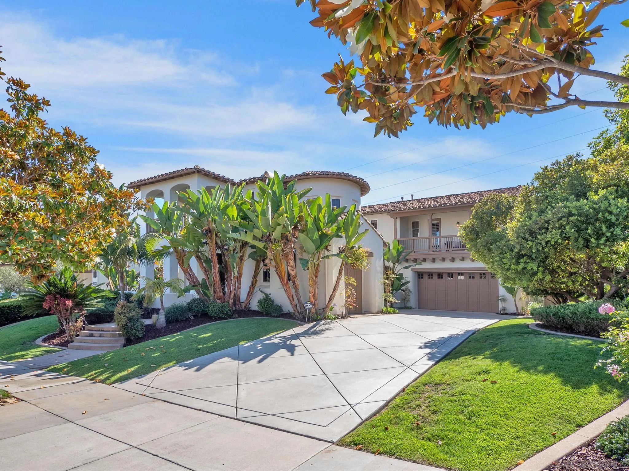 14636 Rio Rancho San Diego, CA 92127 - Photo 4 of 61 a view of a yard with plants and a fountain