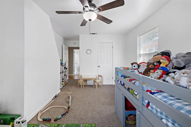 a children room with toys