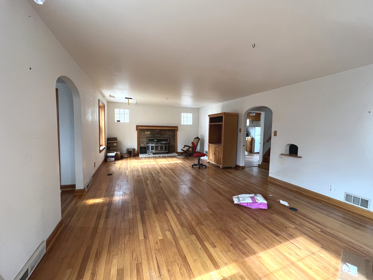 1328 Burr Oak Road Homewood, IL 60430 - Photo 6 of 22 a living room with furniture and a wooden floor