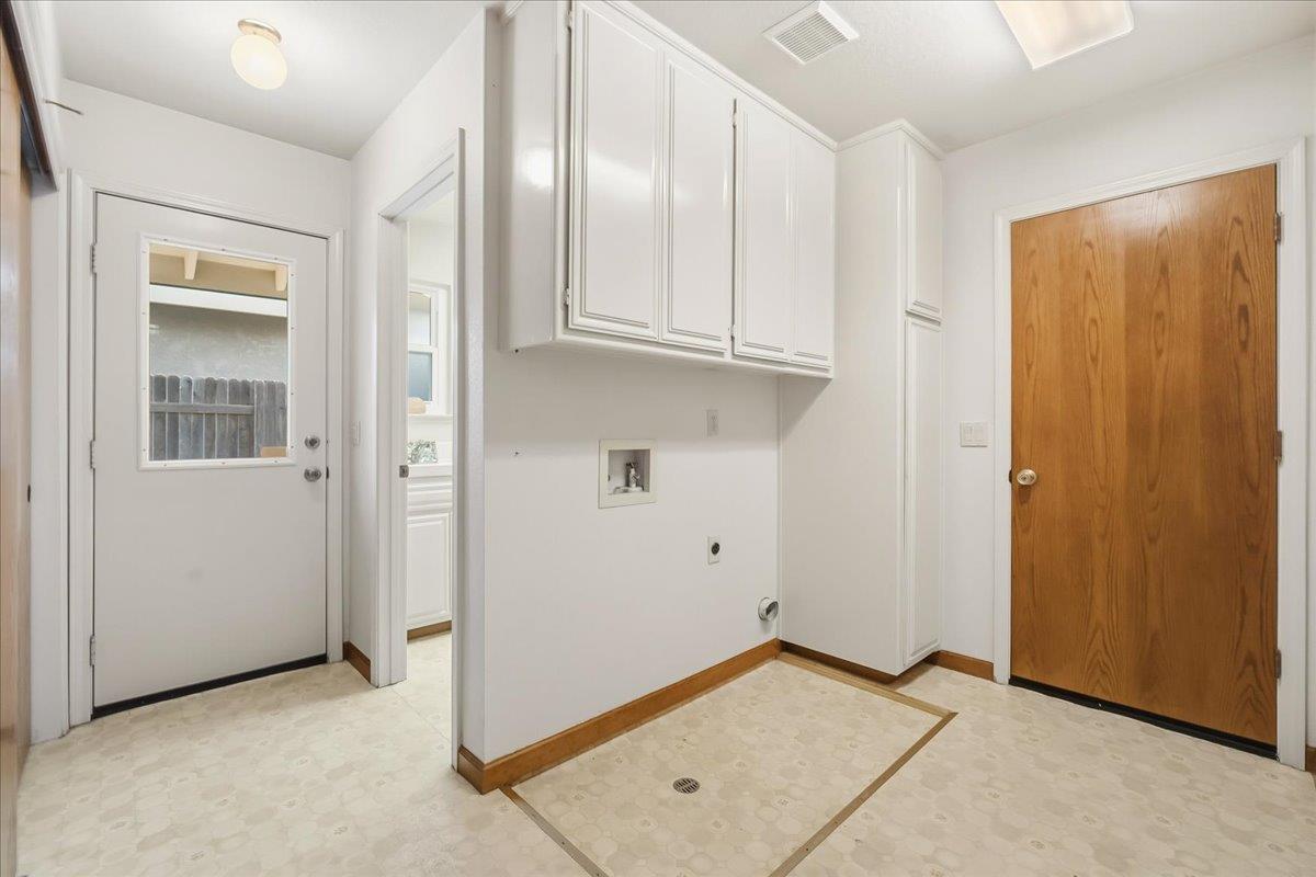 363 Diamond Oaks Road Roseville, CA 95678 - Photo 35 of 51 A multi-functional utility space combining a laundry room, pantry closet, full bathroom with shower, provides a highly efficient, high-traffic zone connecting the garage and backyard.