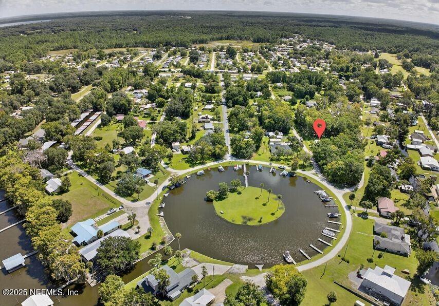 119 Ludwig Avenue Crescent City, FL 32112 - Photo 28 of 31 an aerial view of a house with a swimming pool