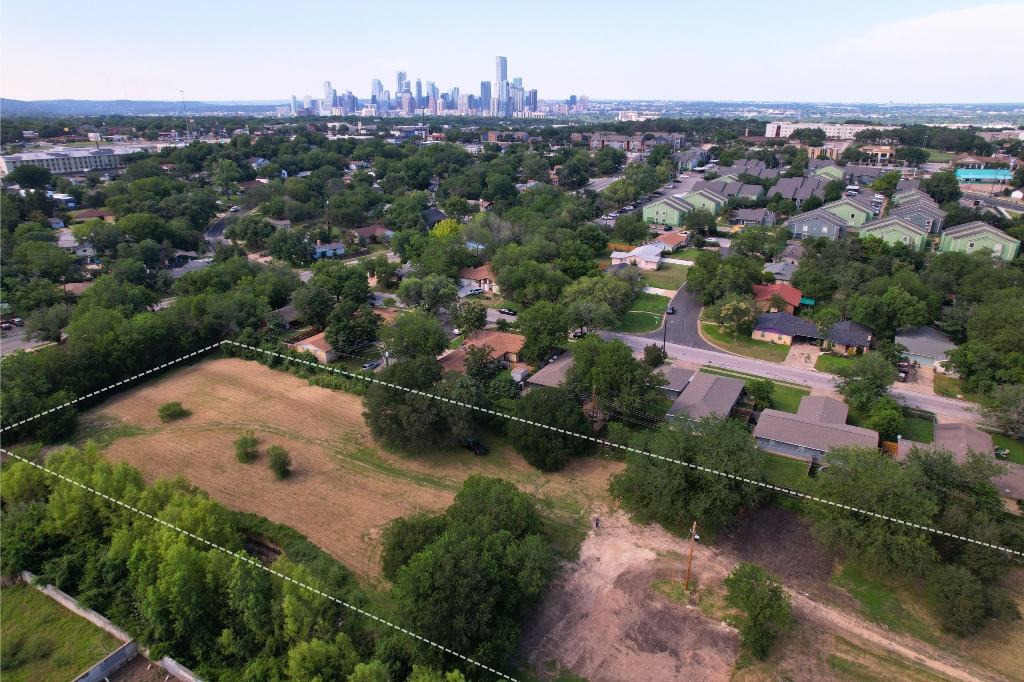 2610-2606 Metcalfe Road Austin, TX 78741 - Photo 13 of 20 Prime building site offering panoramic city views and neighborhood tranquility.