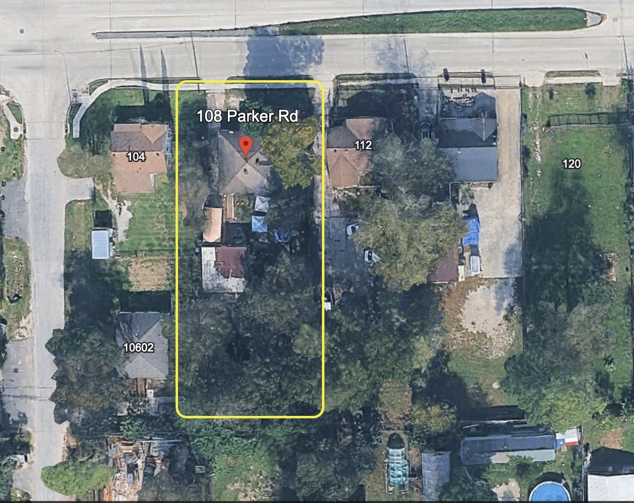 108 Parker Road Houston, TX 77076 - Photo 9 of 9 an aerial view of a house