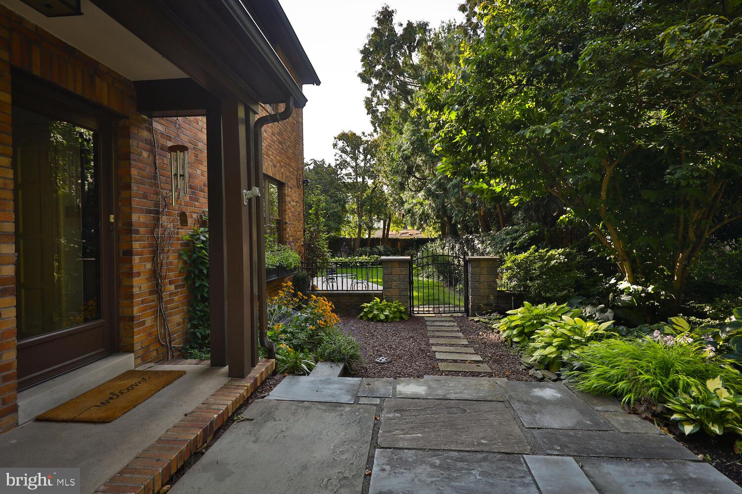 317 Fisher Road Jenkintown, PA 19046 - Photo 10 of 60 Side Patio/Entrance
