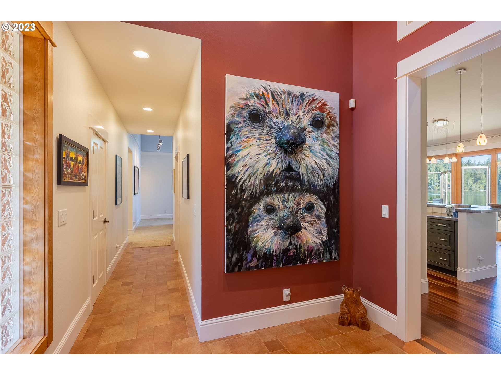 83917 Cloud 9 Road Florence, OR 97439 - Photo 7 of 48 a view of a hallway with wooden floor and a living room