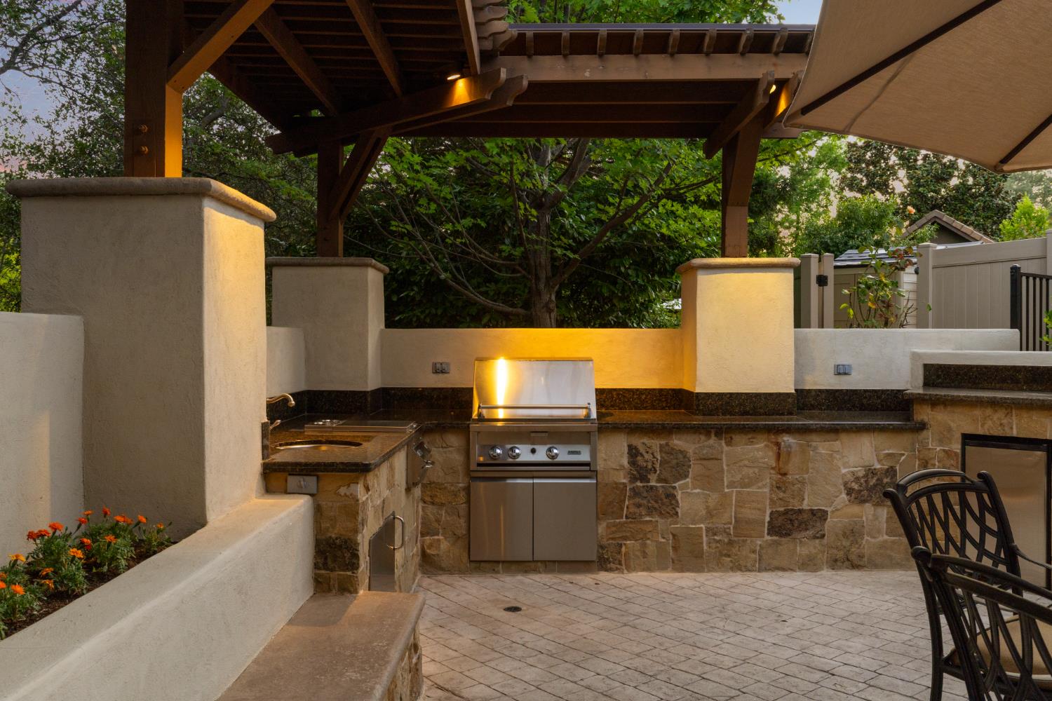 5869 Granite Hills Drive South Granite Bay, CA 95746 - Photo 49 of 66 a view of a chairs and table in the patio