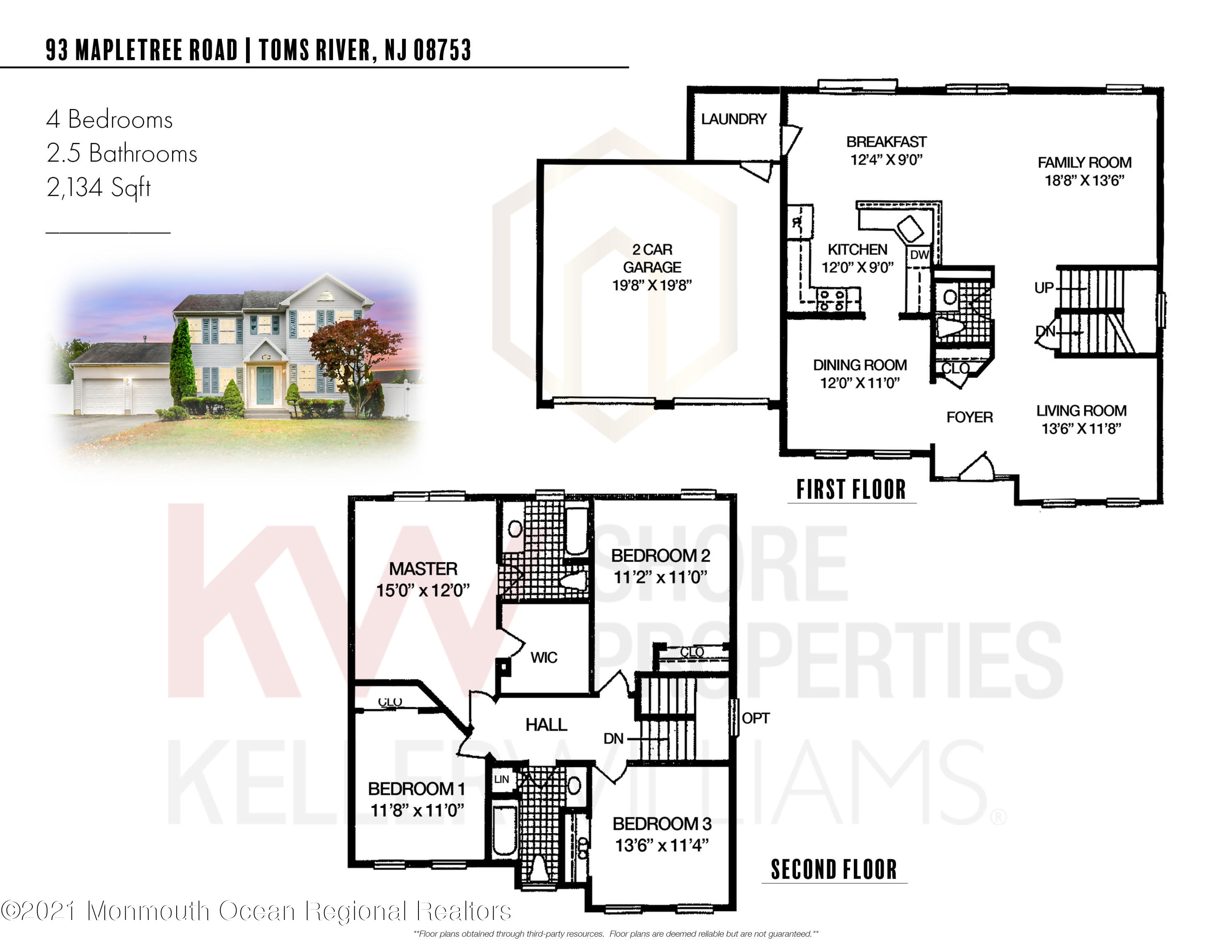 93 Mapletree Road Toms River, NJ 08753 - Photo 17 of 17 93 mapletree roadfloor plan templet