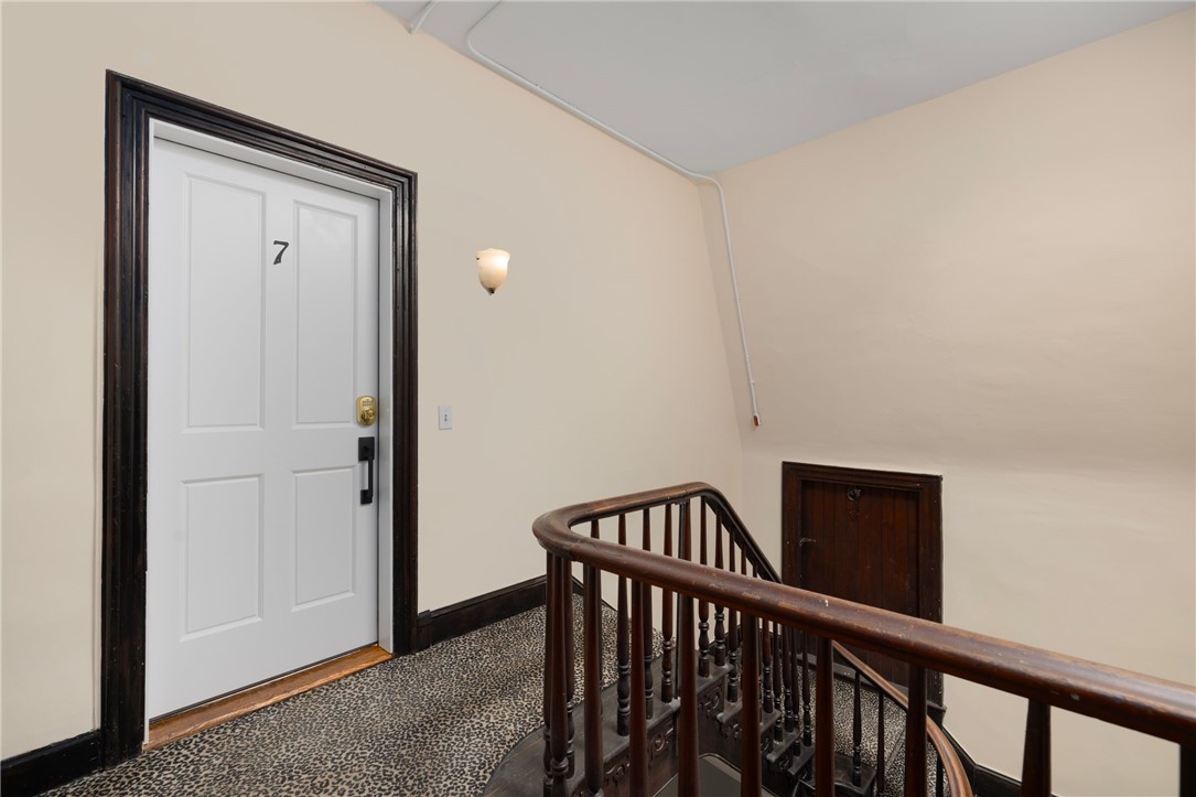 67 Perry Street, Unit 7 Newport, RI 02840 - Photo 6 of 27 Top landing shared with unit 8.