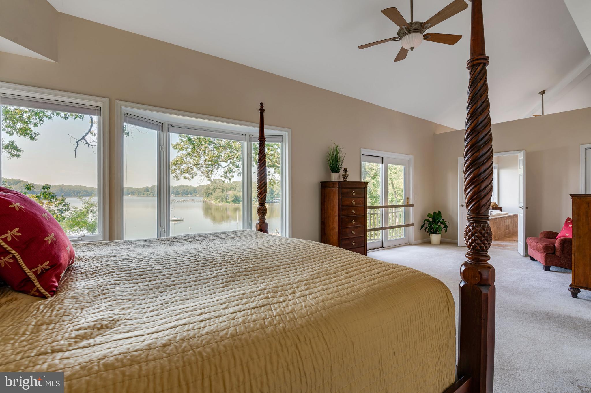 287 Long Point Road Crownsville, MD 21032 - Photo 17 of 51 Master Bedroom with panoramic views