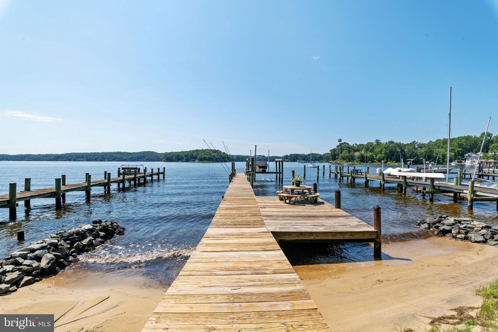 287 Long Point Road Crownsville, MD 21032 - Photo 4 of 51 Beach, pier, deck & boat lift
