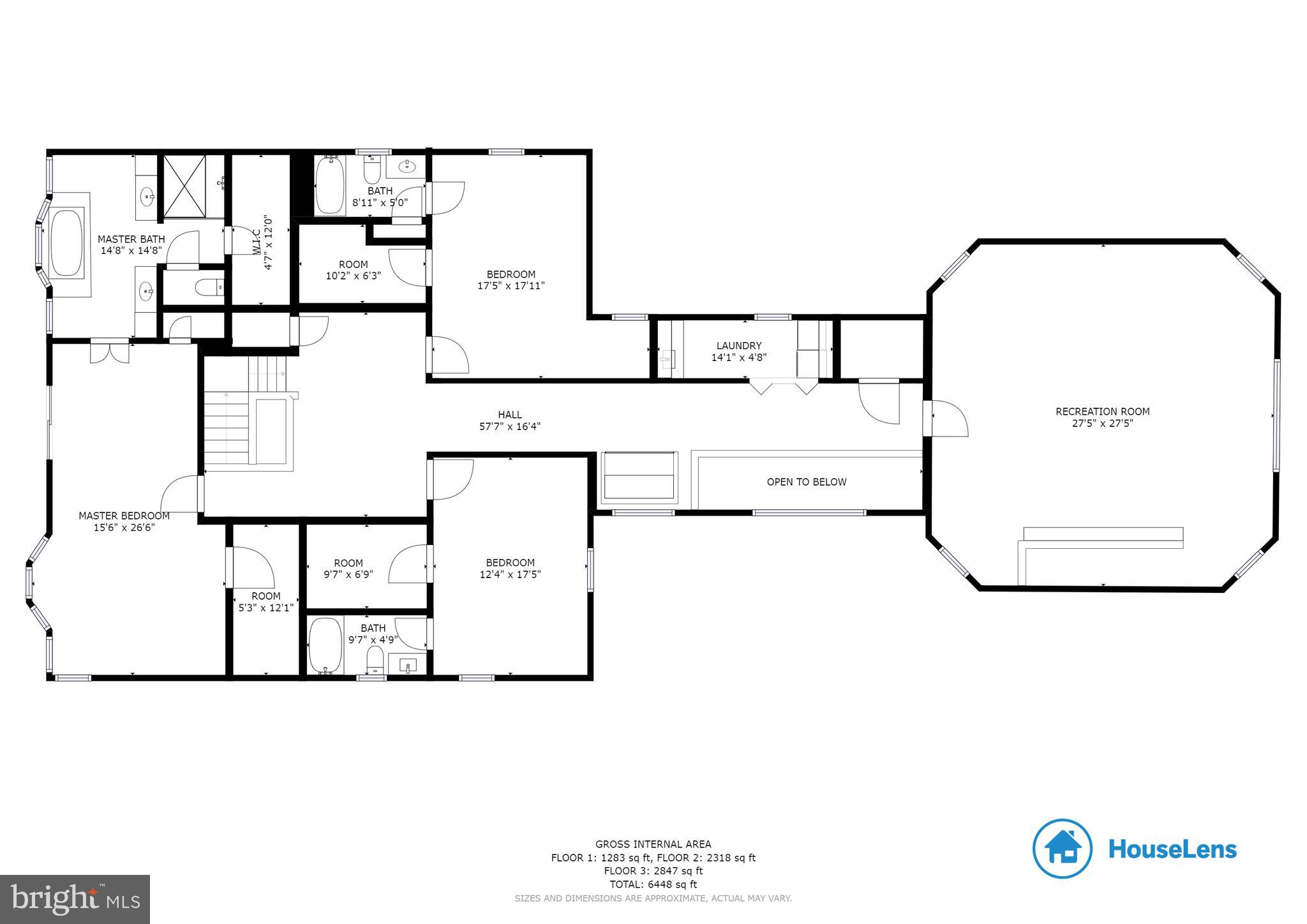 287 Long Point Road Crownsville, MD 21032 - Photo 50 of 51 Upper Level Floor Plan