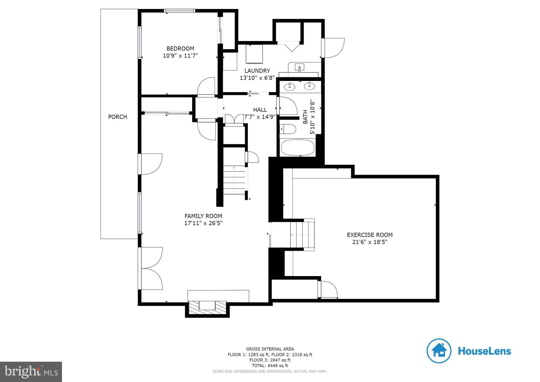 287 Long Point Road Crownsville, MD 21032 - Photo 51 of 51 Lower Level Floor Plan