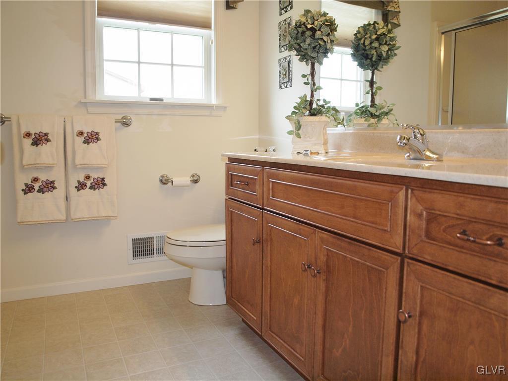 4493 Steuben Road Bethlehem, PA 18020 - Photo 29 of 45 Hall full bath with shower, tile floors, Stofanak