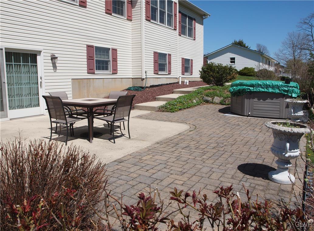 4493 Steuben Road Bethlehem, PA 18020 - Photo 39 of 45 Concrete and paver patio with hot tub that remains