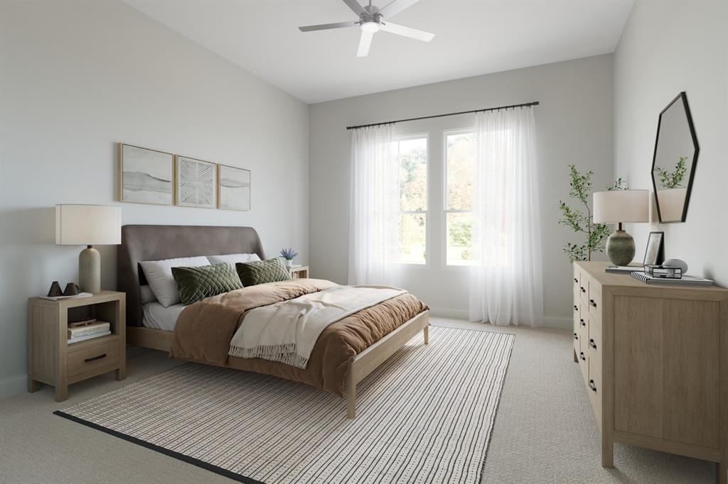 3007 Canvas Way Anna, TX 75409 - Photo 6 of 21 a bedroom with a bed wooden floor and window